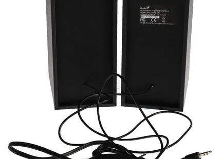Parlante Genius SP-HF180 | 2.0 | 10W | Sonido Claro | Diseño Compacto | Negro