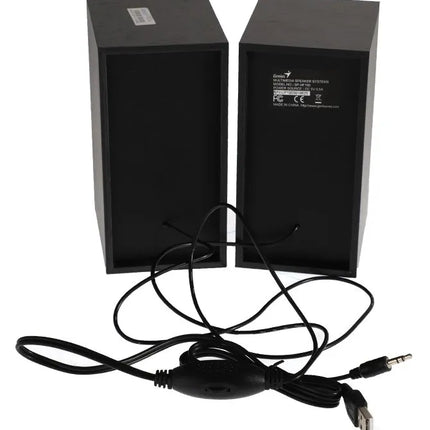 Parlante Genius SP-HF180 | 2.0 | 10W | Sonido Claro | Diseño Compacto | Negro