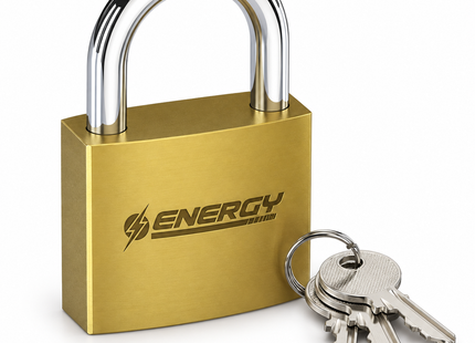 Energy Candado Rectangular de Bronce 32 mm, PL32