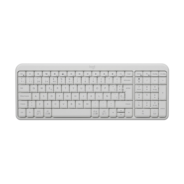 Teclado Logitech K250 Compact | Membrana | Inalámbrico | Bluetooth | Español