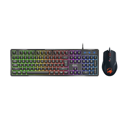 Teclado y Mouse Gaming Genius Scorpion KM-GX6 | Español | Iluminación RGB | Conexión USB