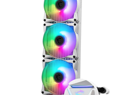 MSI MAG CoreLiquid C360 V2 White enfriamiento líquido AIO con radiador 360mm y ventiladores RGB