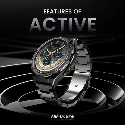 Smart Watch HiFuture Active | Pantalla AMOLED 1.43” | Monitoreo de Salud | Modos Deportivos | Resistencia IP68