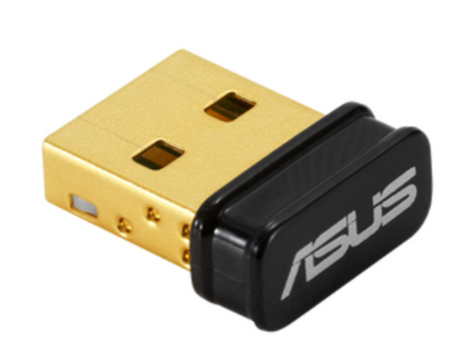 Adaptador USB Bluetooth 5.0 ASUS USB-BT500 vista frontal