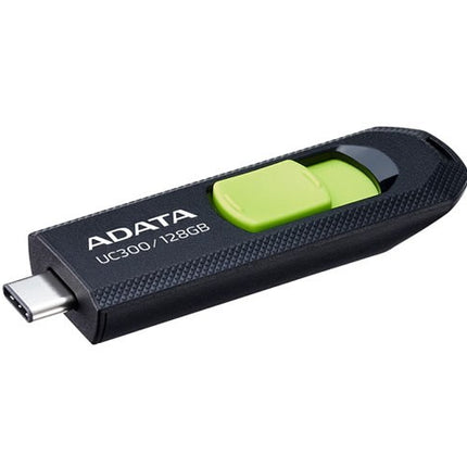 Memoria USB ADATA UC300 ACHO-UC300-128G-RBK/GN | 128GB | USB 3.2 | Tipo-C | Negro/Verde