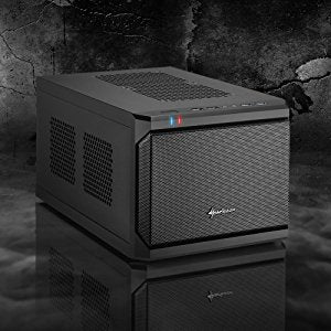 Caja Mini-ITX Sharkoon QB One Negra | 1x Ventilador 120mm | 2x USB 3.0 | 2x USB 2.0 | Compatible con GPU hasta 31.5 cm