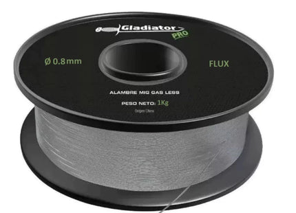 Gladiator Alambre MIG Gasless A8/08/1/3 0.8mm 1kg carrete
