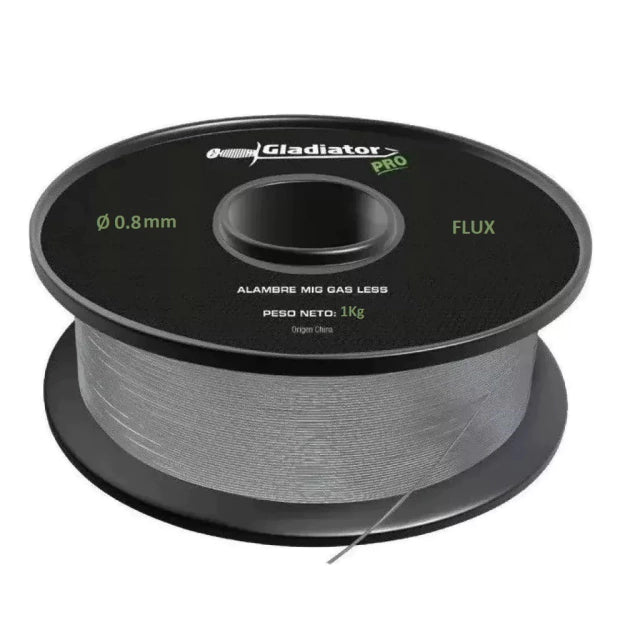 Gladiator Alambre MIG Gasless A8/08/1/3 0.8mm 1kg carrete