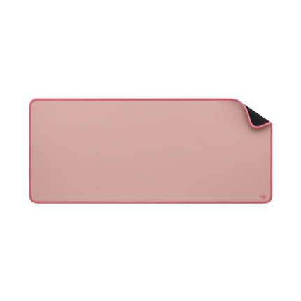 Mouse Pad para Escritorio Logitech Darker Rose | Alfombrilla para Mouse y Teclado | Resistente al Agua