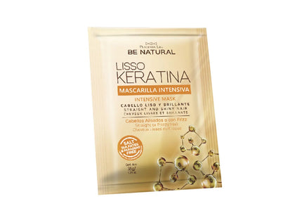 Mascarilla Lisso Keratina 35 g | Placenta Life | Mini tratamiento intensivo para liso prolongado y frizz controlado
