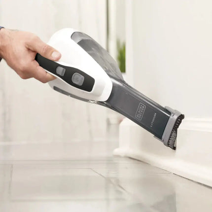 Aspiradora de Mano Inalámbrica Black+Decker HLVA325J10-B3 | Iones de Litio | 10.8V | Cepillo Plegable | Boquilla Estrecha | Filtro Lavable ￼
