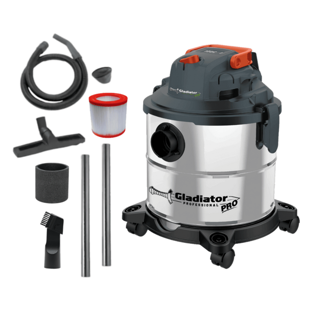 Gladiator PRO A 825/120 Aspiradora Eléctrica 3 en 1, 25 L 1400 W