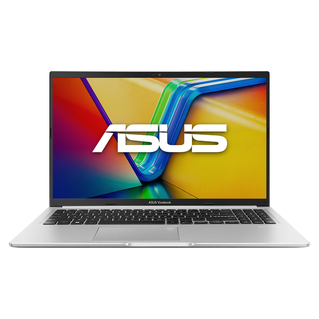 Laptop ASUS Vivobook 15 M1502YA vista frontal pantalla abierta
