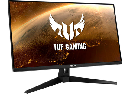 Panel trasero del monitor ASUS VG279Q1A con puertos de conexión visibles
