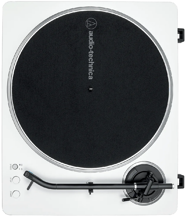 Audio-Technica Tocadiscos Automático Blanco/Plata, AT-LP70X