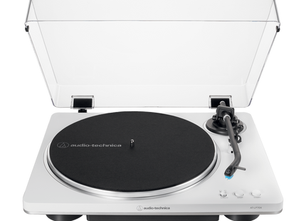 Audio-Technica Tocadiscos Automático Blanco/Plata, AT-LP70X
