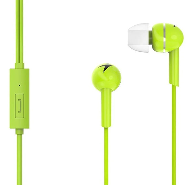 Audífono Genius HS-M320 | Alámbrico 3.5mm | Micrófono Integrado | Diseño Ergonómico | Verde