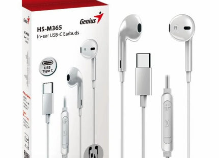 Audífono Genius HS-M365 completo con embalaje y accesorios incluidos