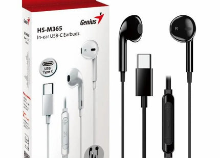 Audífono Genius HS-M365 en uso para videollamadas y trabajo remoto
