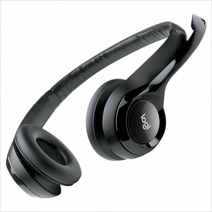 Headset Logitech Stereo H390 | USB | Micrófono con Cancelación de Ruido | Negro