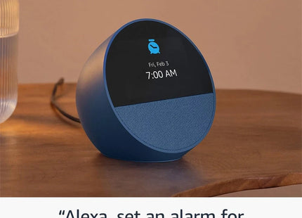 Amazon Echo Spot 2024 | Reloj Inteligente con Alexa | Alarma | Pantalla LED