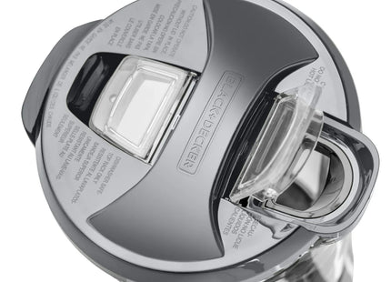 Licuadora Black + Decker BLBD210GSR | 550W | Jarra de Vidrio 1.25L | 10 Velocidades + Pulso | Roja