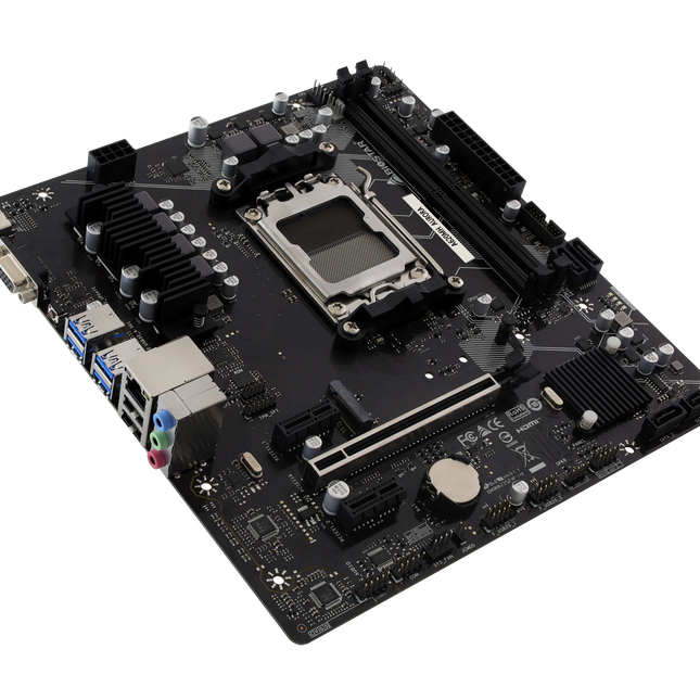 Tarjeta Madre BIOSTAR A620MH AURORA DDR5 | Micro ATX | AM5 | DDR5 hasta 6000+ MHz | PCIe 4.0