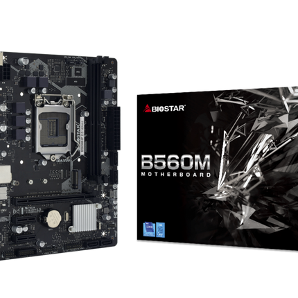 Tarjeta Madre BIOSTAR B560MHP 2.0 DDR4 | Micro ATX | LGA 1200 | DDR4 hasta 4000+ MHz | PCIe 4.0