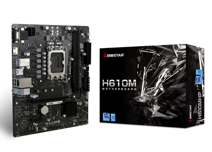 Tarjeta Madre BIOSTAR H610MHP 2.0 DDR4 | Micro ATX | LGA 1700 | DDR4 hasta 3200 MHz | PCIe 4.0