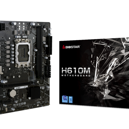 Tarjeta Madre BIOSTAR H610MHP 2.0 DDR4 | Micro ATX | LGA 1700 | DDR4 hasta 3200 MHz | PCIe 4.0