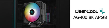 Enfriamiento Aire DeepCool AG400 Digital | 1x120mm | RGB | LGA1851/AM5/AM4 | Intel/AMD Compatible