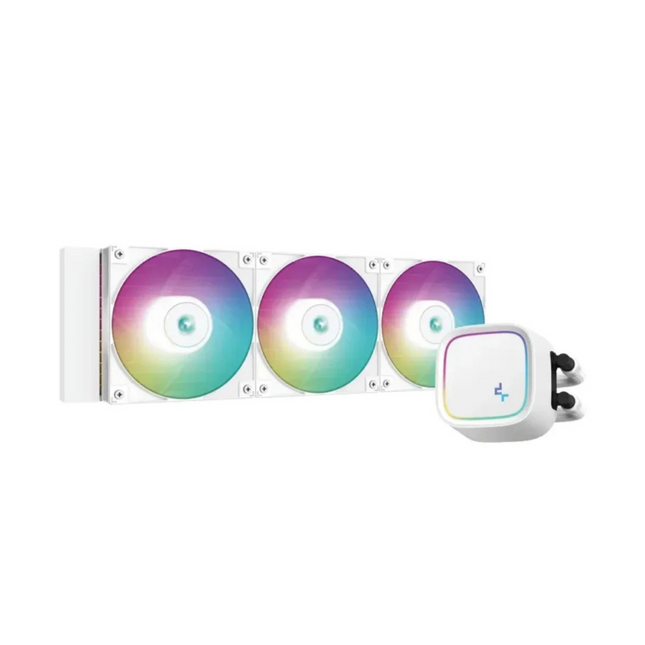 Enfriamiento Líquido DeepCool LE720 | 360mm | ARGB | Para CPU | Blanco