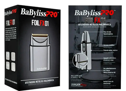 Barberology Afeitadora lámina dorada foil, FX01