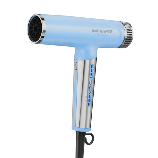 BaBylissPRO Secadora Nano Light Iced Blue 1400W, 818803