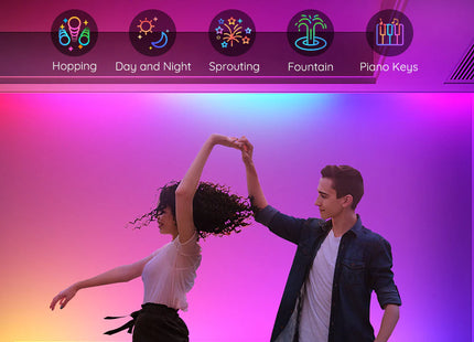 Luces Govee Basic WiFi RGBIC LED Strip, 10 metros, H618C