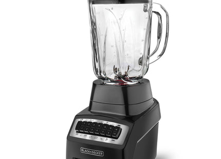 Licuadora Black + Decker Pulverix BL1140MB | 700W | 12 Velocidades | Vidrio 1.5L | Vaso Personal | Negra