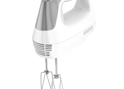 BLACK+DECKER MX1500W Batidora de Mano Blanca 175 W con 5 Velocidades