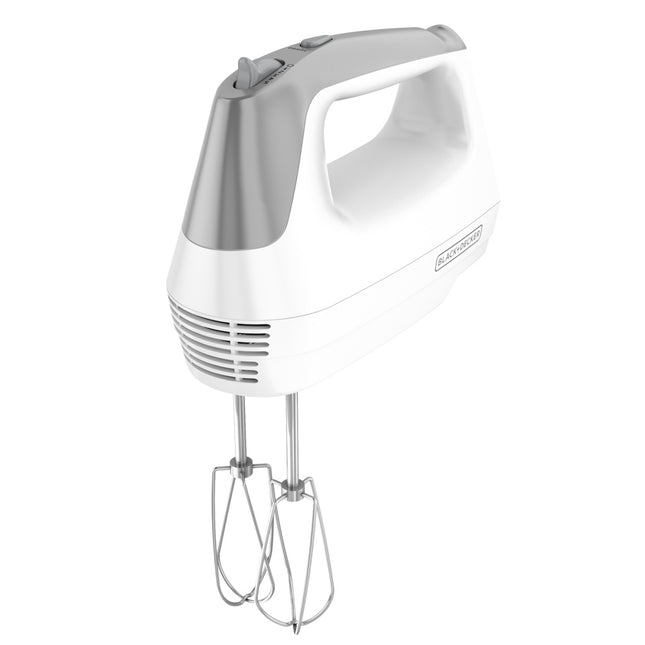 BLACK+DECKER MX1500W Batidora de Mano Blanca 175 W con 5 Velocidades