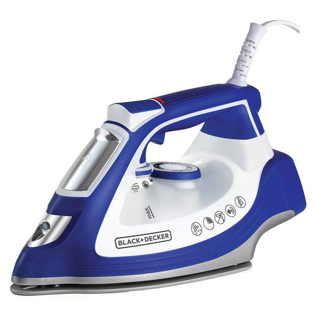 Plancha de Vapor Black+Decker IR3001 | 1500W | Suela Cerámica | Resistente a Golpes