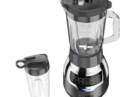 Licuadora Digital Black + Decker BL1300DG-PLA | Tecnología PowerCrush | Jarra de Vidrio | Vaso Personal Tritan™