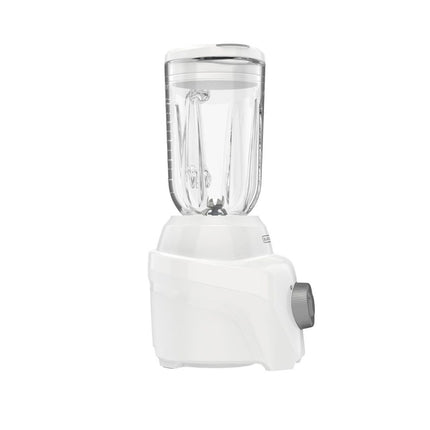 Licuadora Black+Decker Ice Crush BL0876‑0WDLA | 700 W | 2 Velocidades + Pulso | Jarra Vidrio 1.25 L | Acero Inoxidable | Blanca