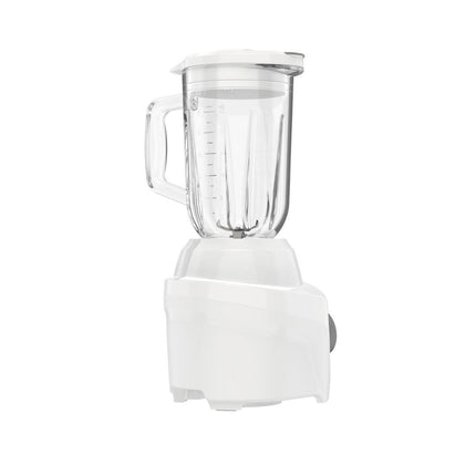 Licuadora Black+Decker Ice Crush BL0876‑0WDLA | 700 W | 2 Velocidades + Pulso | Jarra Vidrio 1.25 L | Acero Inoxidable | Blanca