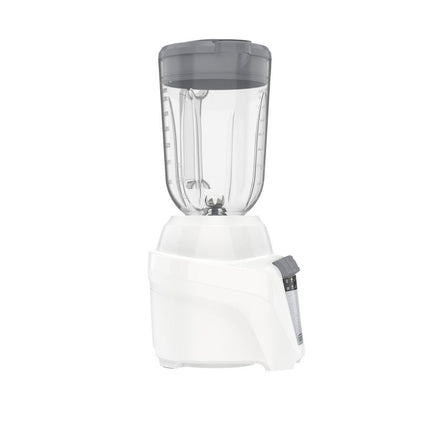 Licuadora Black+Decker BL0877‑1WDLA Ice Crush | 700 W | 8 Velocidades + Pulso | Jarra Plástico 1.65 L | Acero Inoxidable | Blanca
