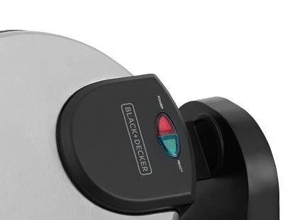 Wafflera Black+Decker Belgian Flip WM1404S-LA | 800W | Sistema Giratorio | Antiadherente