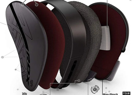 RDX Manoplas de Enfoque para Boxeo Negros, F6 Kara