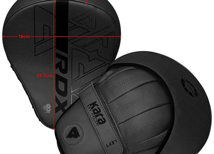 RDX Manoplas de Enfoque para Boxeo Negros, F6 Kara
