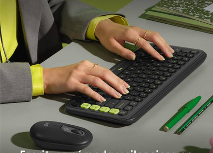 Teclado y Mouse Logitech POP Combo | Inalámbrico | Bluetooth