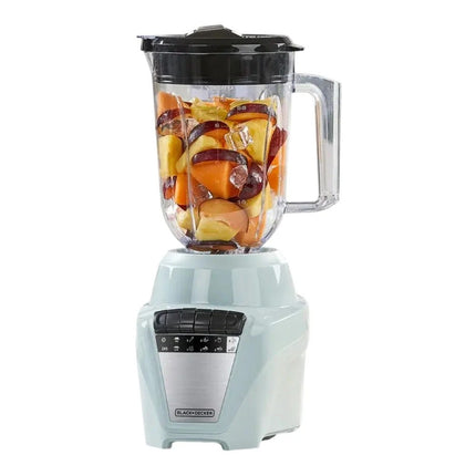 Licuadora Black+Decker BL0877‑1GDLA Ice Crush | 700 W | 8 Velocidades + Pulso | Jarra Plástico 1.65 L | Acero Inoxidable | Verde Menta