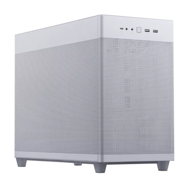 Case Gaming ASUS PRIME AP201 | Micro ATX | Vidrio Templado | Blanco