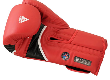 RDX Guante de Boxeo Aura Rojo/Negro 12oz, T17
